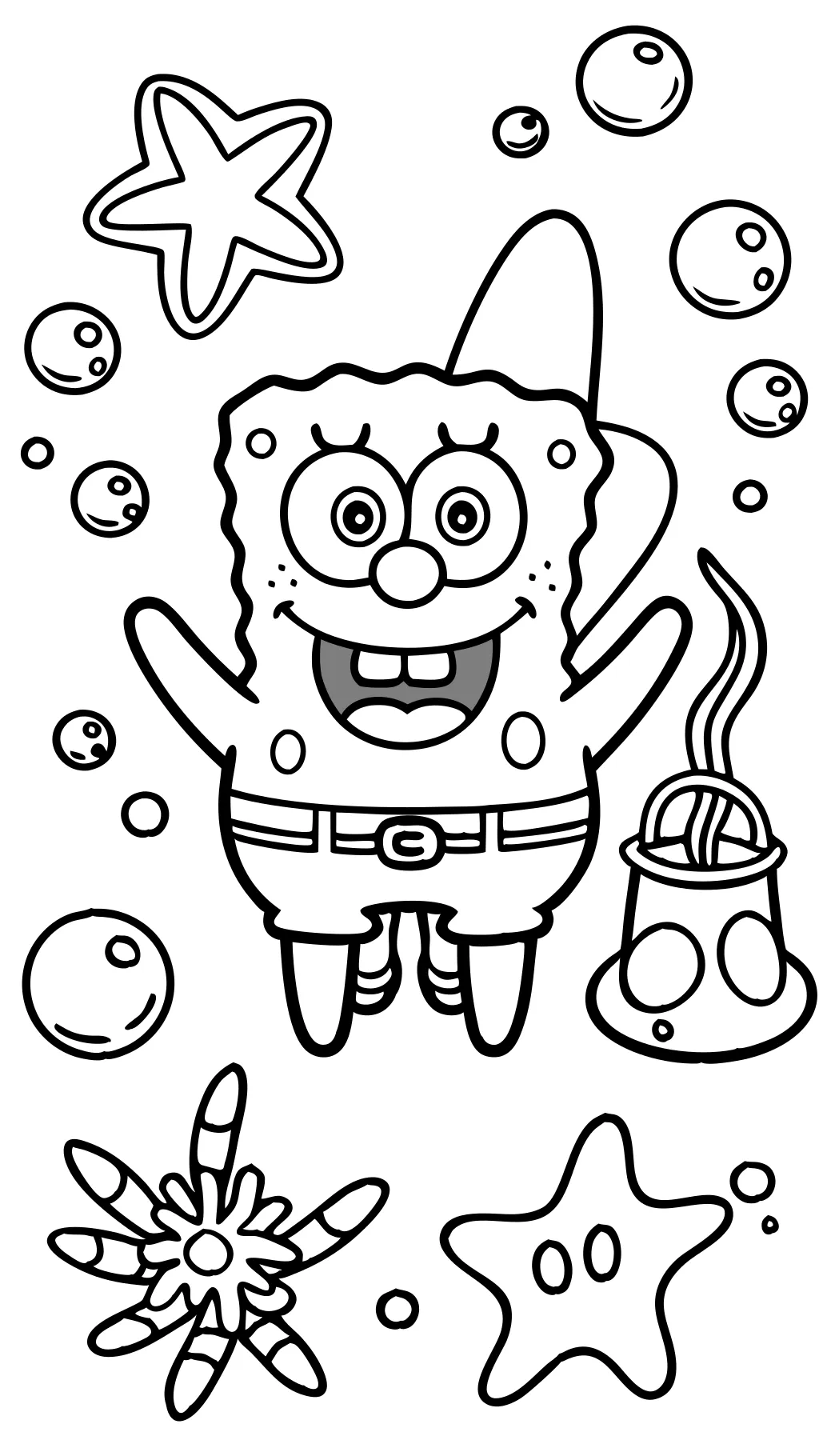 spongbob coloring pages